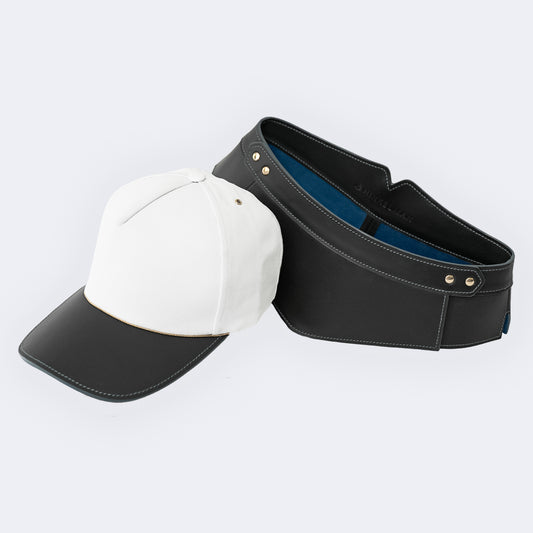 Matching cap & magnetic basque black