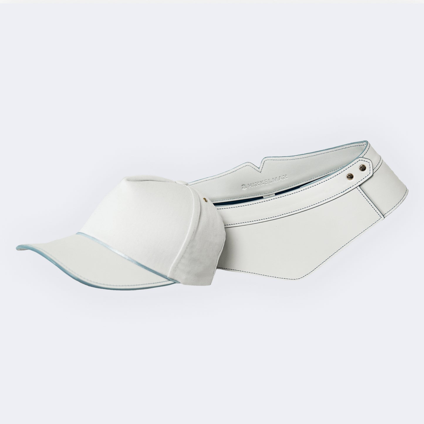 Matching cap & magnetic basque white